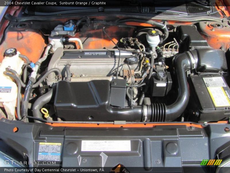Sunburst Orange / Graphite 2004 Chevrolet Cavalier Coupe