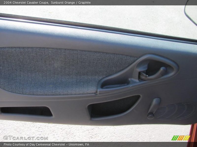 Sunburst Orange / Graphite 2004 Chevrolet Cavalier Coupe