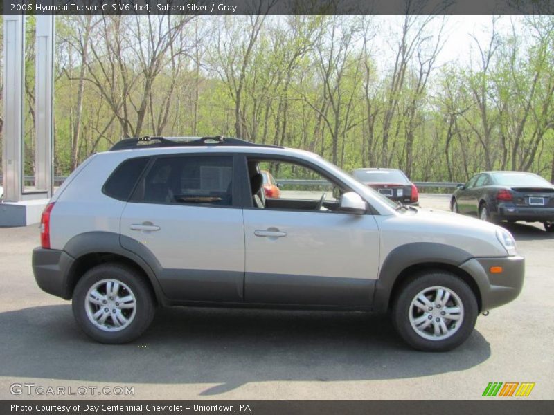 Sahara Silver / Gray 2006 Hyundai Tucson GLS V6 4x4