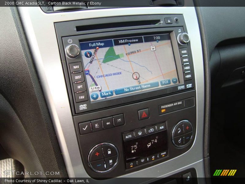 Carbon Black Metallic / Ebony 2008 GMC Acadia SLT