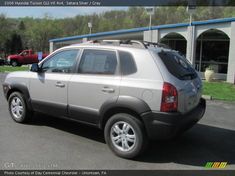 Sahara Silver / Gray 2006 Hyundai Tucson GLS V6 4x4