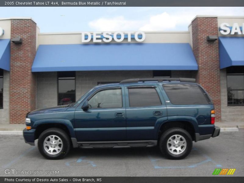 Bermuda Blue Metallic / Tan/Neutral 2005 Chevrolet Tahoe LT 4x4