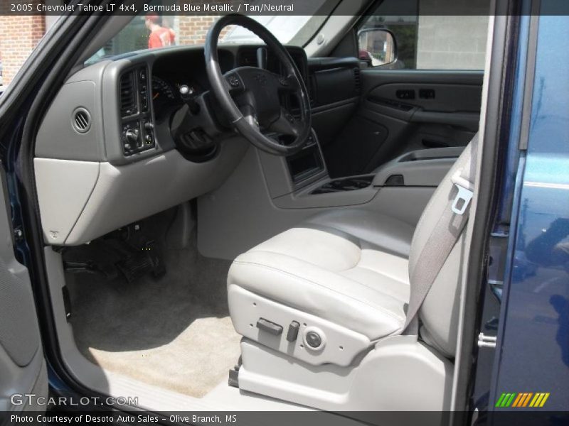 Bermuda Blue Metallic / Tan/Neutral 2005 Chevrolet Tahoe LT 4x4