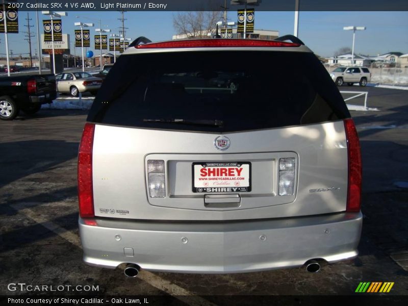 Light Platinum / Ebony 2007 Cadillac SRX 4 V6 AWD