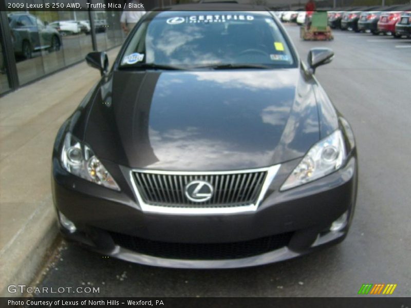 Truffle Mica / Black 2009 Lexus IS 250 AWD