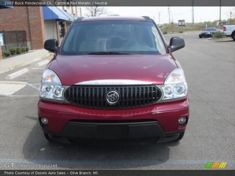 Cardinal Red Metallic / Neutral 2007 Buick Rendezvous CX