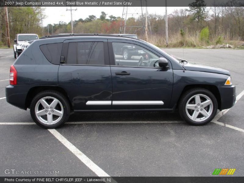 Steel Blue Metallic / Pastel Slate Gray 2007 Jeep Compass Limited 4x4