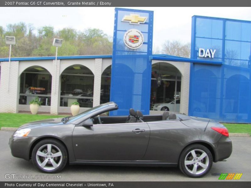 Granite Metallic / Ebony 2007 Pontiac G6 GT Convertible