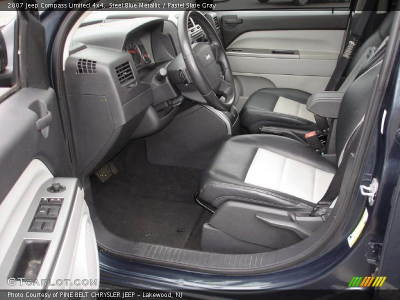 Steel Blue Metallic / Pastel Slate Gray 2007 Jeep Compass Limited 4x4