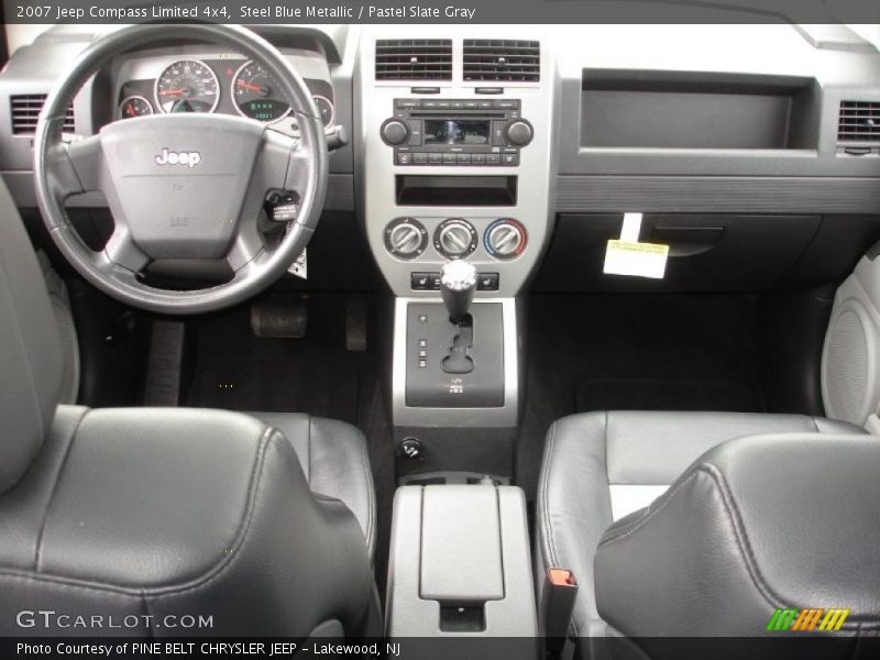 Steel Blue Metallic / Pastel Slate Gray 2007 Jeep Compass Limited 4x4
