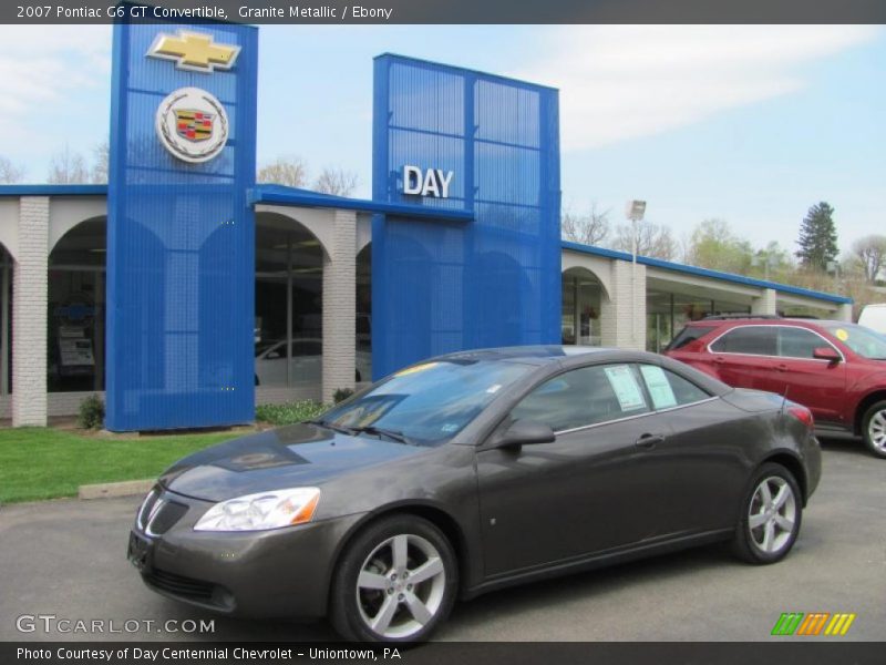 Granite Metallic / Ebony 2007 Pontiac G6 GT Convertible