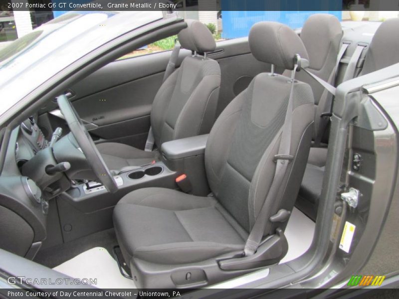 Granite Metallic / Ebony 2007 Pontiac G6 GT Convertible