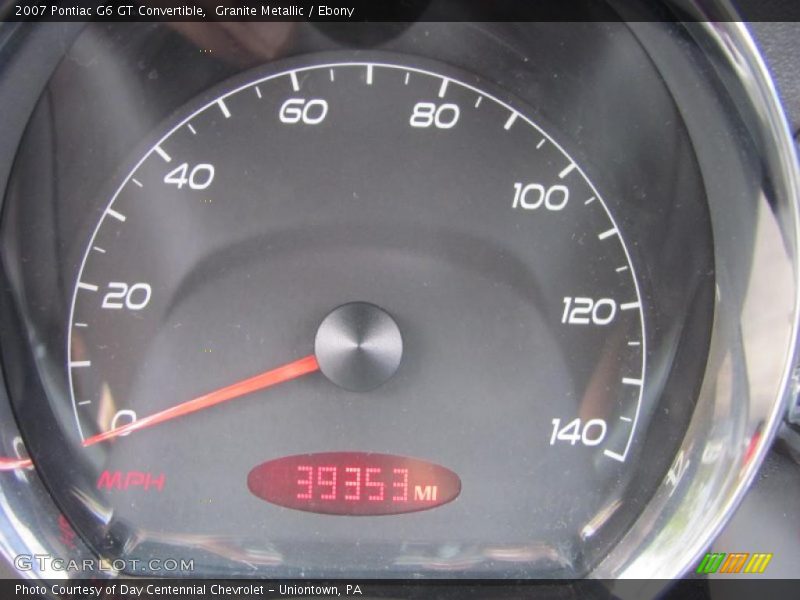 Granite Metallic / Ebony 2007 Pontiac G6 GT Convertible