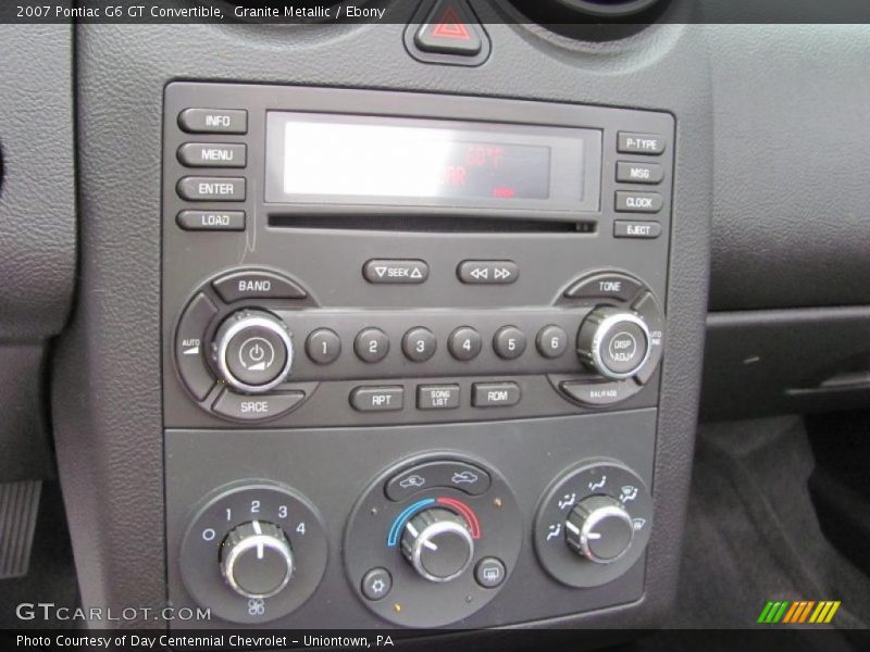 Granite Metallic / Ebony 2007 Pontiac G6 GT Convertible