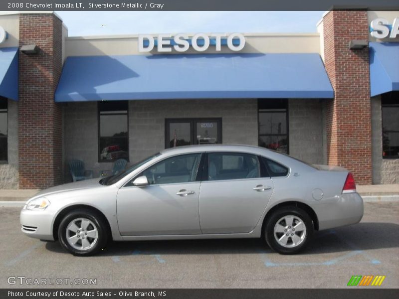 Silverstone Metallic / Gray 2008 Chevrolet Impala LT