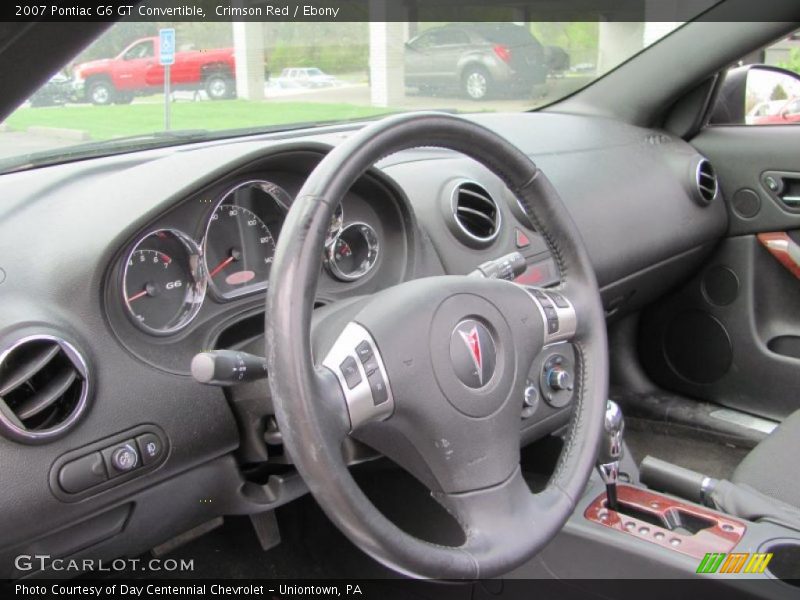 Crimson Red / Ebony 2007 Pontiac G6 GT Convertible