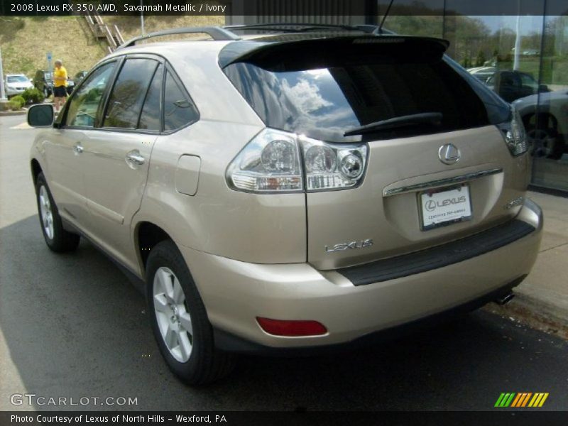 Savannah Metallic / Ivory 2008 Lexus RX 350 AWD