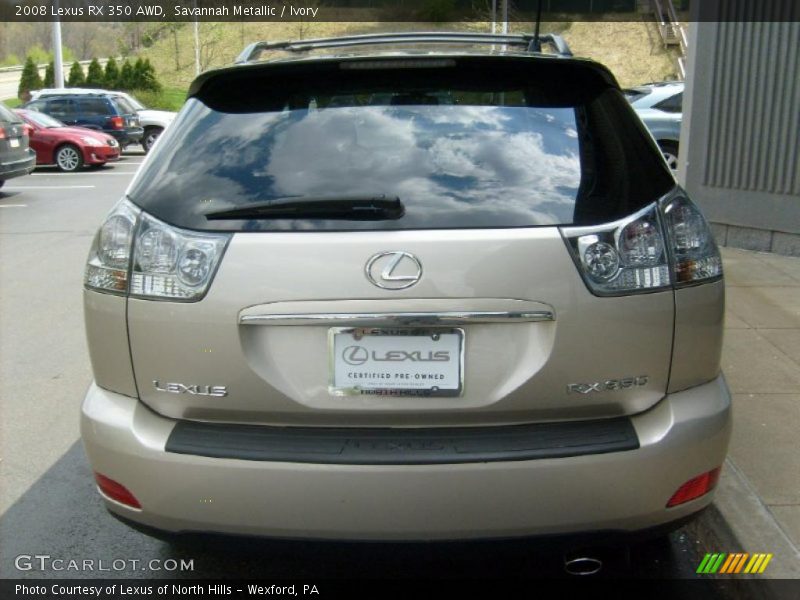 Savannah Metallic / Ivory 2008 Lexus RX 350 AWD