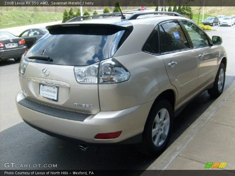 Savannah Metallic / Ivory 2008 Lexus RX 350 AWD