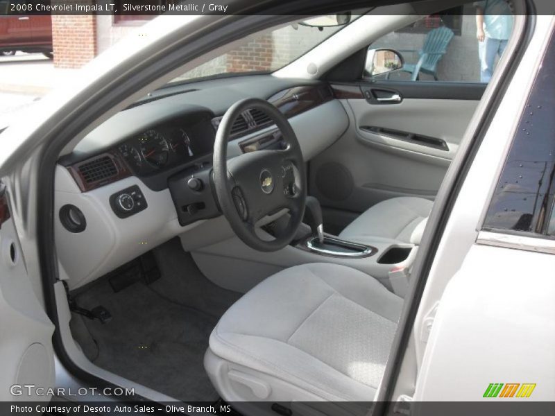 Silverstone Metallic / Gray 2008 Chevrolet Impala LT