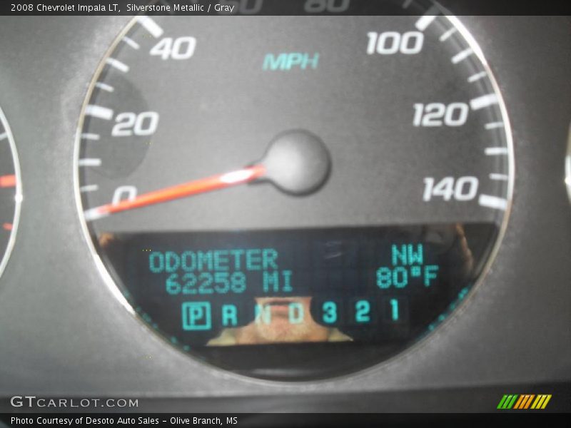 Silverstone Metallic / Gray 2008 Chevrolet Impala LT