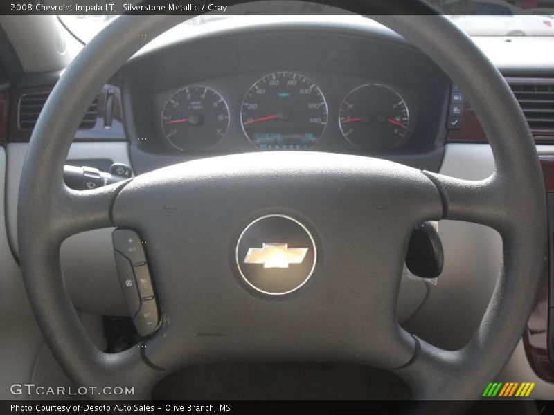 Silverstone Metallic / Gray 2008 Chevrolet Impala LT
