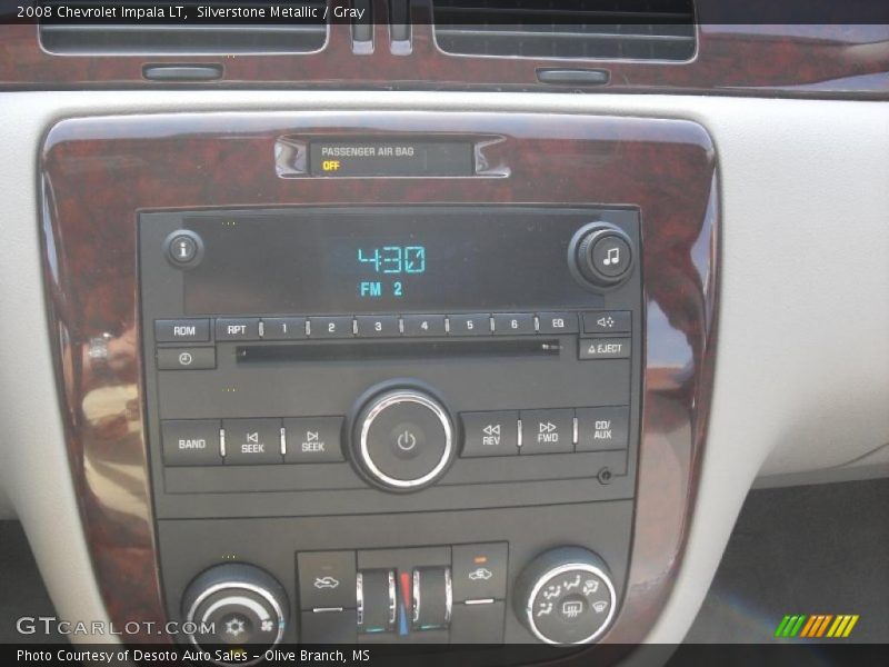Silverstone Metallic / Gray 2008 Chevrolet Impala LT