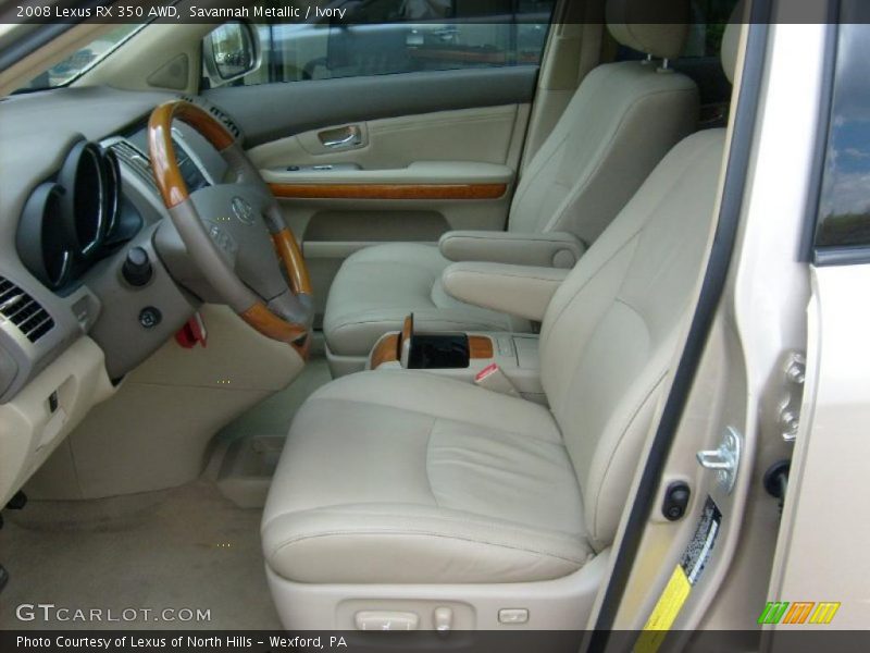 Savannah Metallic / Ivory 2008 Lexus RX 350 AWD