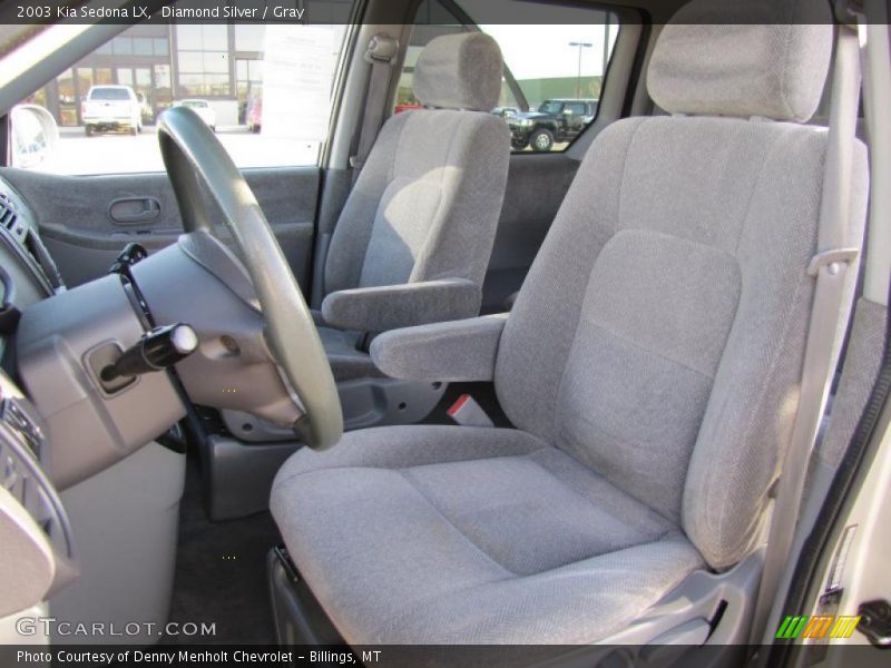 Diamond Silver / Gray 2003 Kia Sedona LX