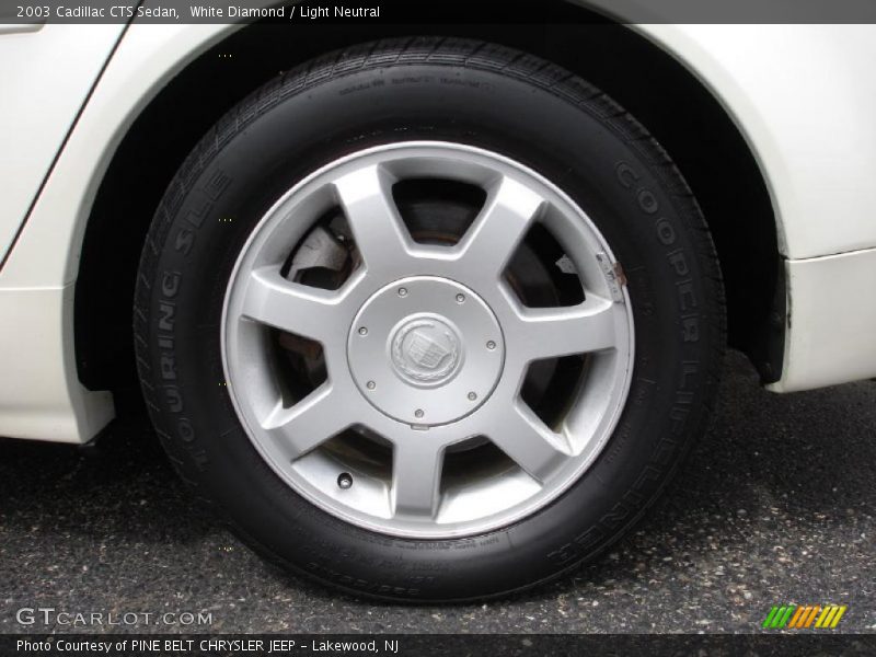 White Diamond / Light Neutral 2003 Cadillac CTS Sedan