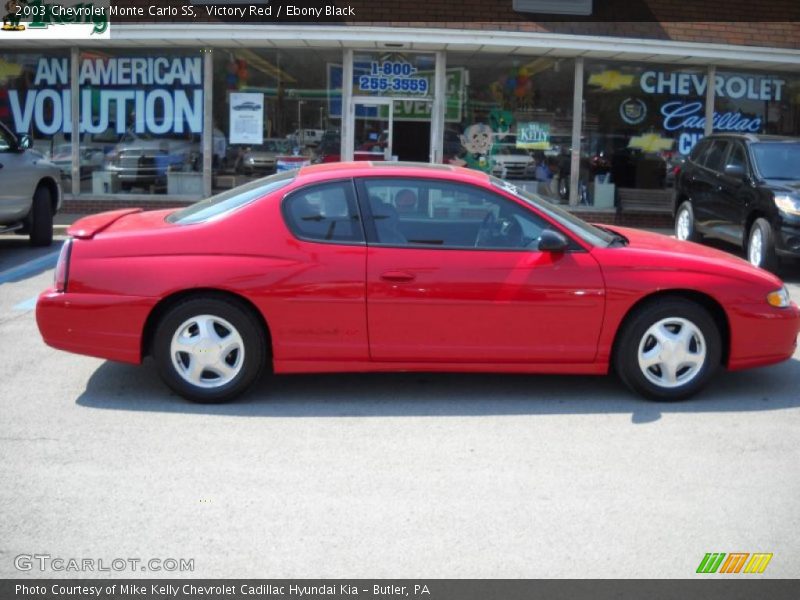 Victory Red / Ebony Black 2003 Chevrolet Monte Carlo SS
