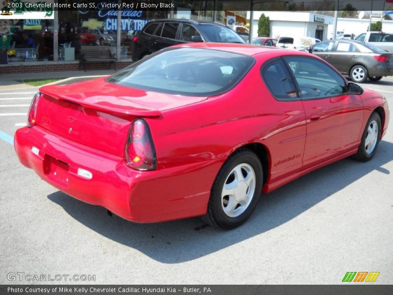 Victory Red / Ebony Black 2003 Chevrolet Monte Carlo SS
