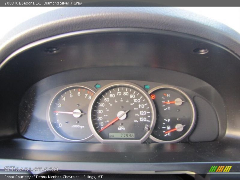 Diamond Silver / Gray 2003 Kia Sedona LX