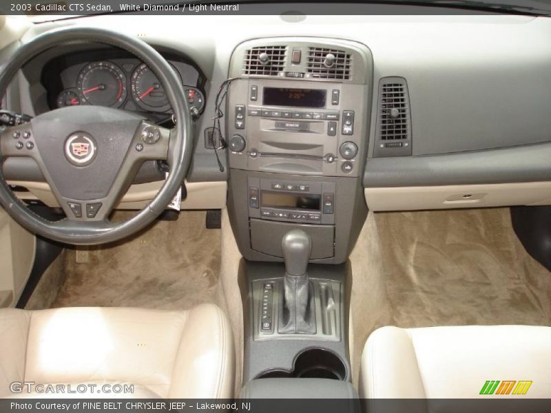 White Diamond / Light Neutral 2003 Cadillac CTS Sedan