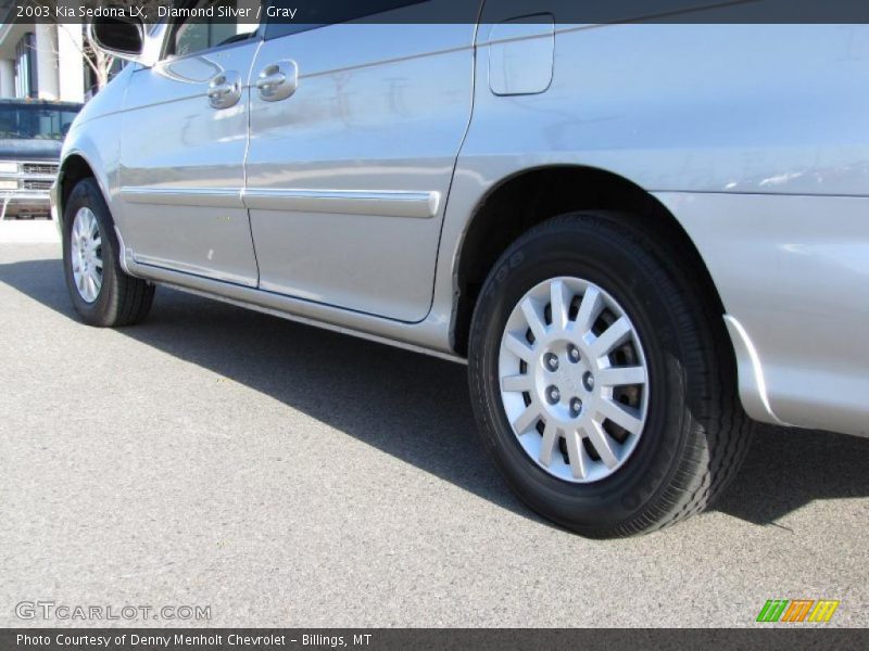 Diamond Silver / Gray 2003 Kia Sedona LX