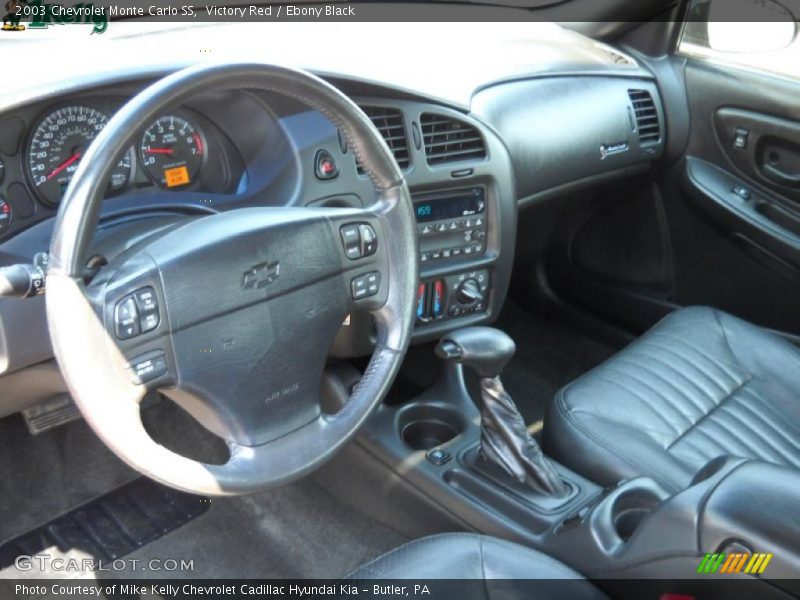 Victory Red / Ebony Black 2003 Chevrolet Monte Carlo SS