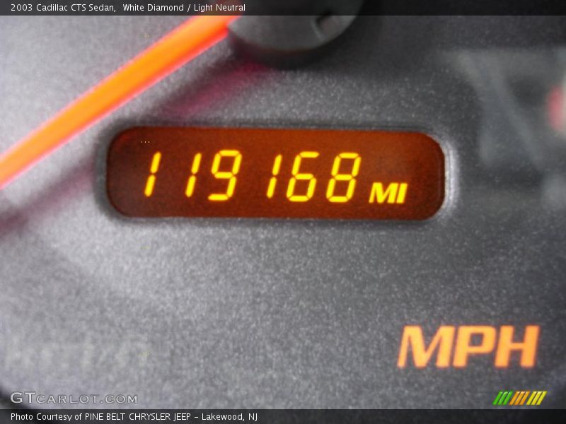 White Diamond / Light Neutral 2003 Cadillac CTS Sedan