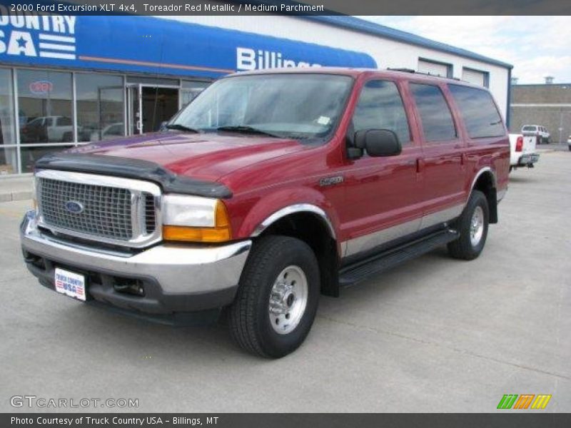 Toreador Red Metallic / Medium Parchment 2000 Ford Excursion XLT 4x4