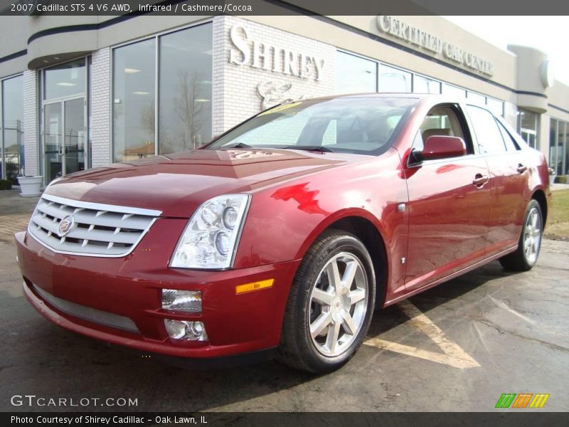 Infrared / Cashmere/Cocoa 2007 Cadillac STS 4 V6 AWD