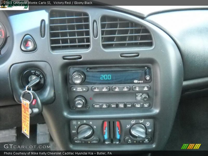 Victory Red / Ebony Black 2003 Chevrolet Monte Carlo SS