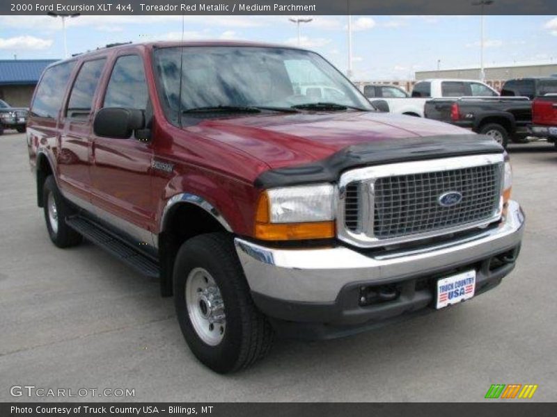 Toreador Red Metallic / Medium Parchment 2000 Ford Excursion XLT 4x4