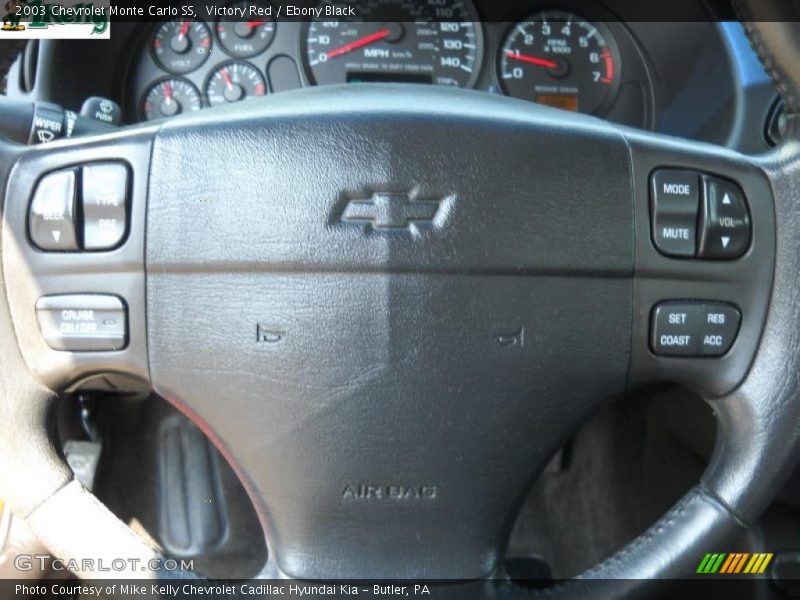 Victory Red / Ebony Black 2003 Chevrolet Monte Carlo SS