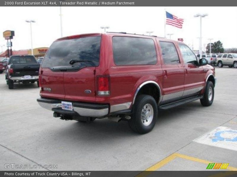 Toreador Red Metallic / Medium Parchment 2000 Ford Excursion XLT 4x4