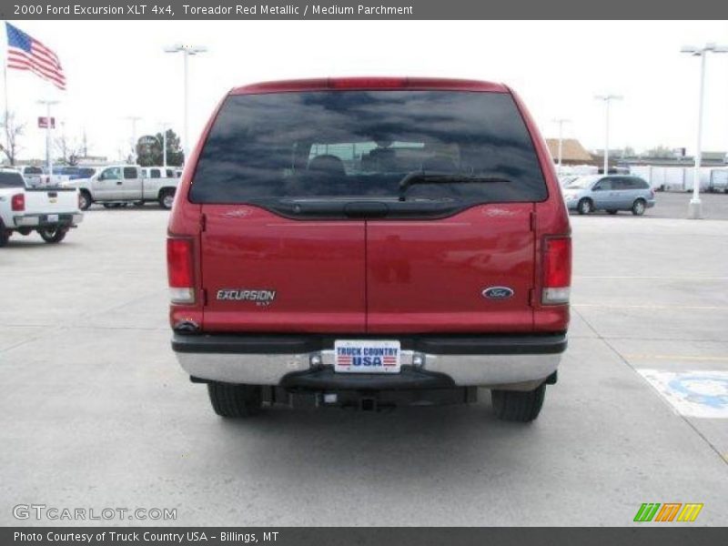 Toreador Red Metallic / Medium Parchment 2000 Ford Excursion XLT 4x4