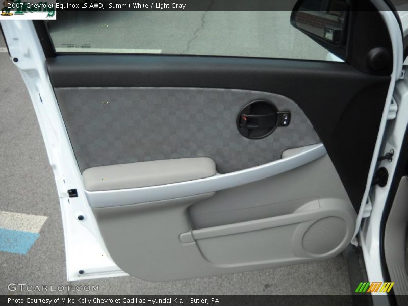 Summit White / Light Gray 2007 Chevrolet Equinox LS AWD
