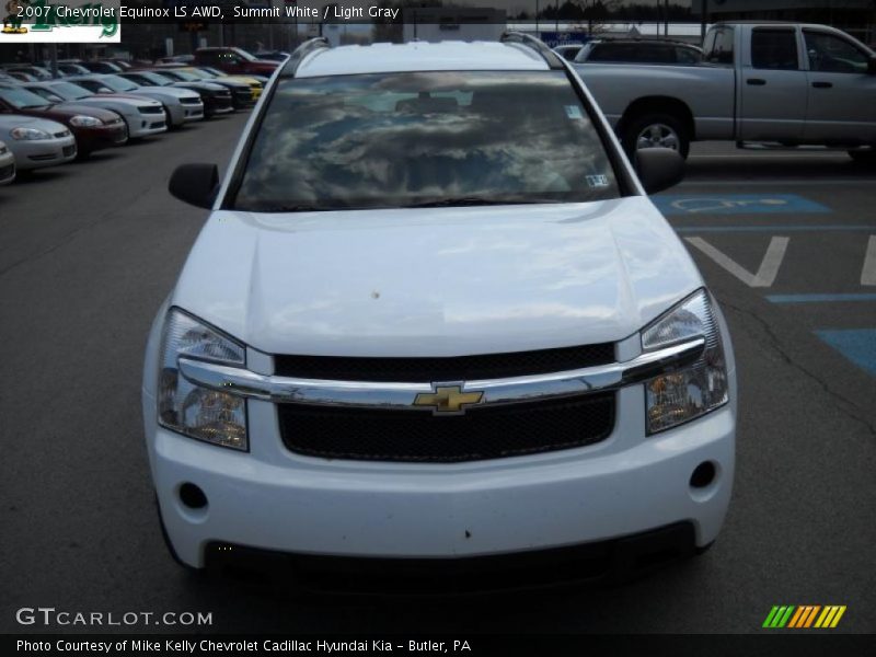 Summit White / Light Gray 2007 Chevrolet Equinox LS AWD