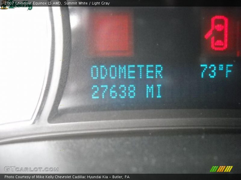 Summit White / Light Gray 2007 Chevrolet Equinox LS AWD