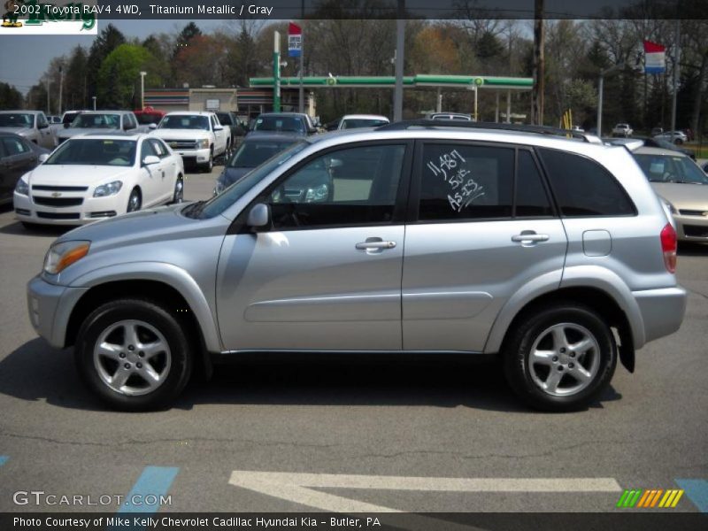 Titanium Metallic / Gray 2002 Toyota RAV4 4WD