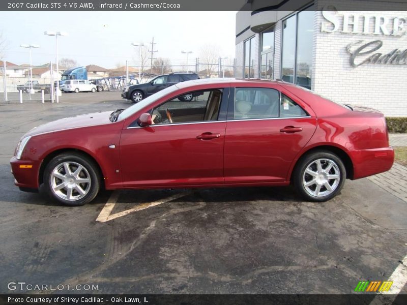 Infrared / Cashmere/Cocoa 2007 Cadillac STS 4 V6 AWD