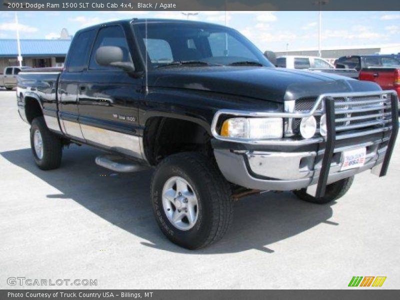 Black / Agate 2001 Dodge Ram 1500 SLT Club Cab 4x4